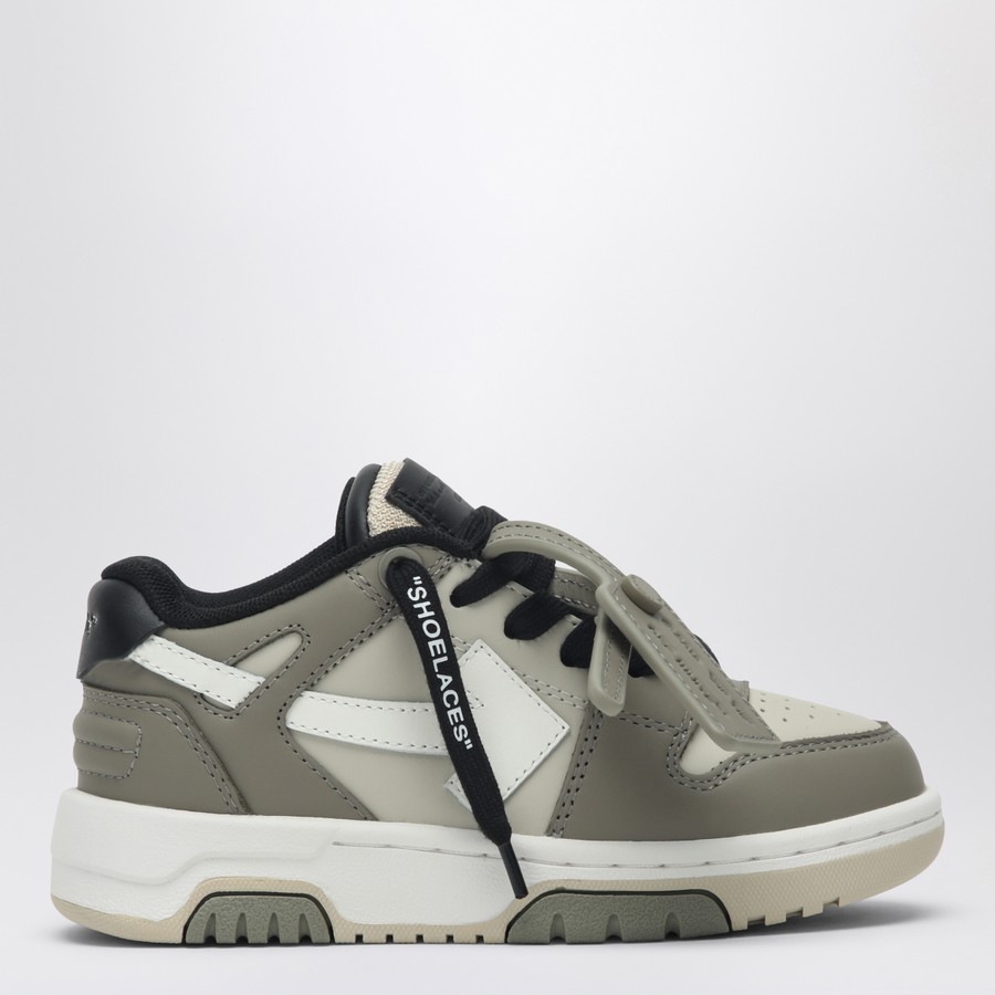 OFF-WHITE | OOO OUT OF OFFICE CALF LEATHER SNEAKERS 白×緑 White - SchaferandweinerShops Jamaica - 'Out Of Office