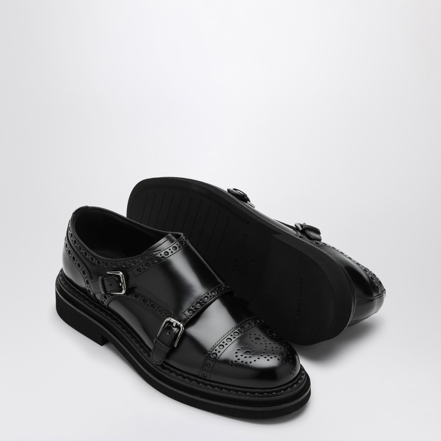 Dolce&Gabbana Black Monkstrap Loafer | TheDoubleF