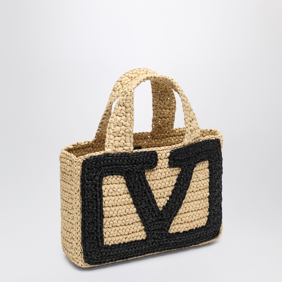 Valentino Garavani Viva Superstar Crochet small natural