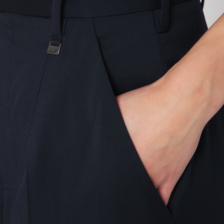 ボトムスその他 Vivienne Westwood Navy blue trousers in wool Vivienne Westwood Navy blue trousers in wool | TheDoubleF