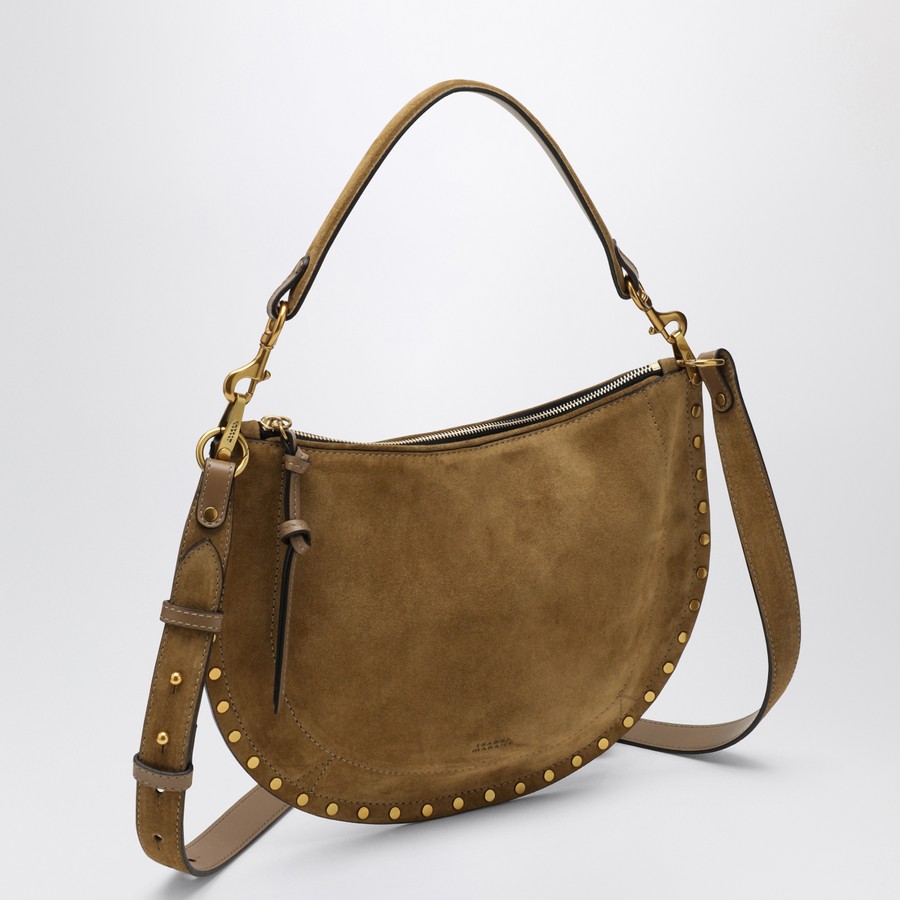 バッグ・カバンその他 ISABEL MARANT Borsa Oskan Soft Zipped in suede color taupe ISABEL MARANT Borsa Oskan Soft Zipped in suede color taupe