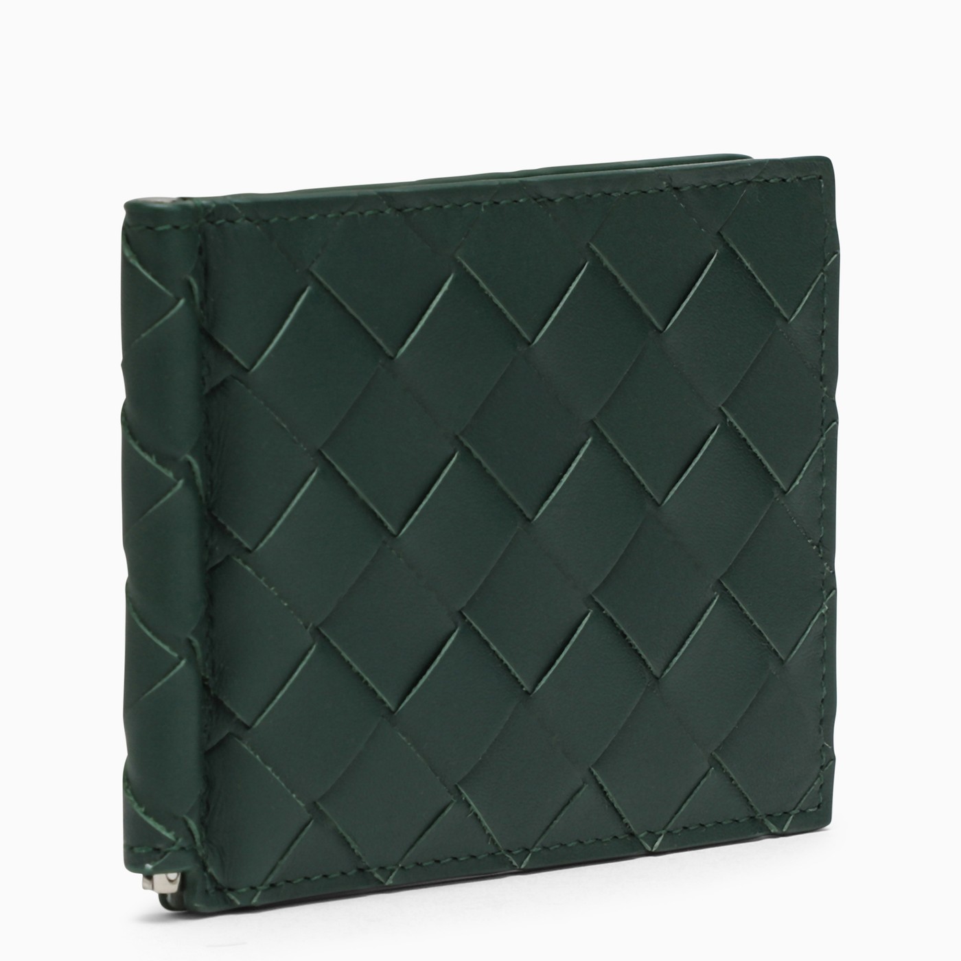 Bottega Dark green horizontal wallet TheDoubleF
