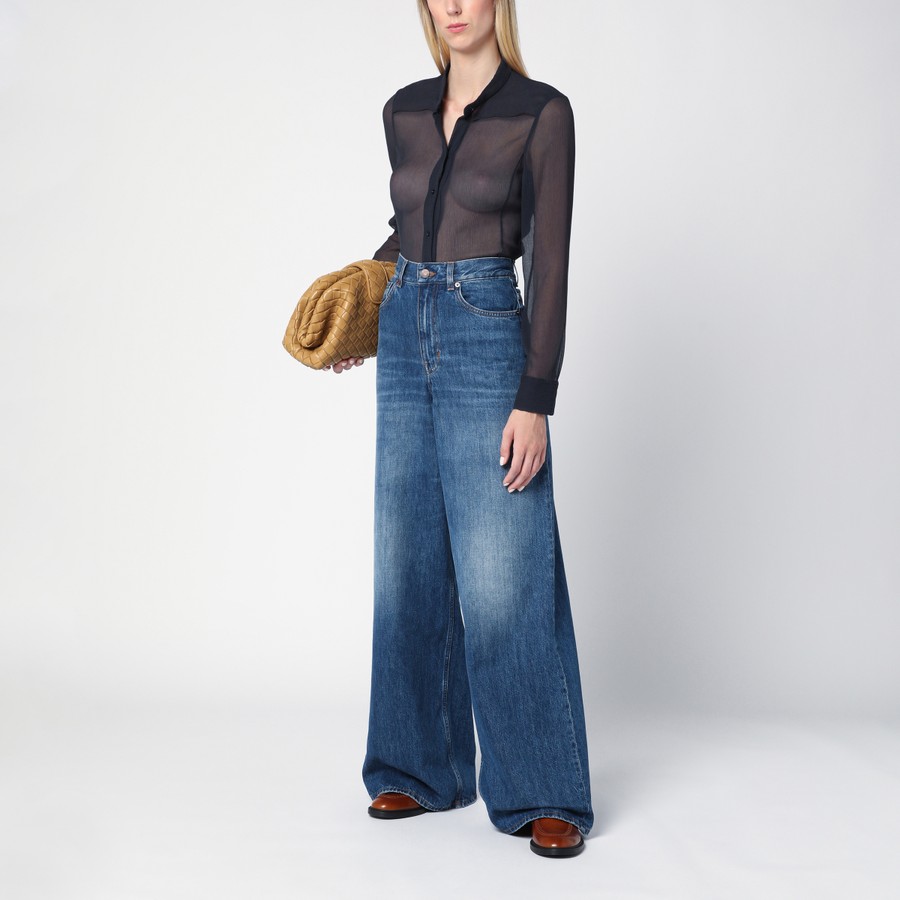 Chloé Transparent blue silk blouse | TheDoubleF