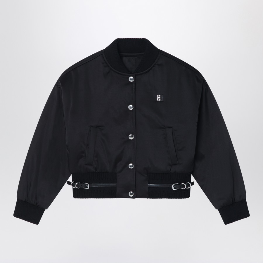 【送料&関税込】Black Givenchy Bomber Jacket With Pocket Det Black Givenchy Bomber Jacket With Pocket Detail | italist