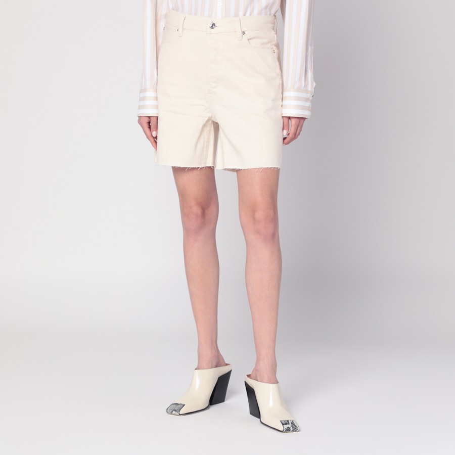 ショートパンツ Frame Butter-coloured denim bermuda shorts Frame Butter-coloured denim bermuda shorts | TheDoubleF