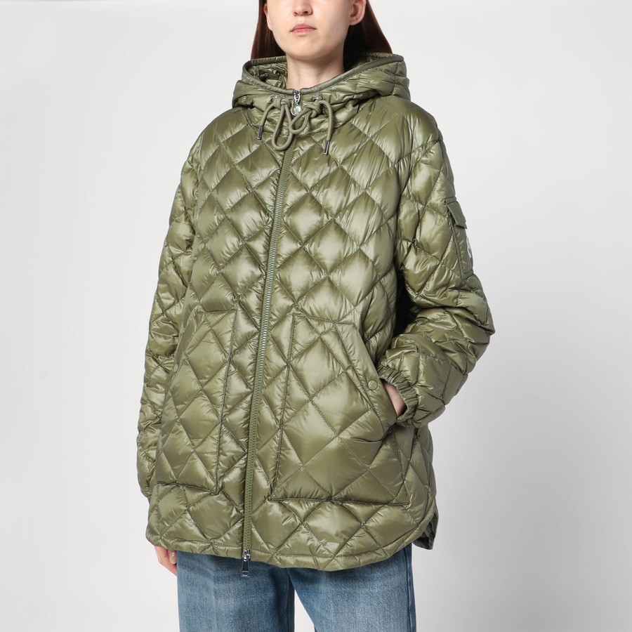 ジャケット MONCLER GREEN QUILTED JACKET IN NYLON Moncler Green quilted jacket in nylon | TheDoubleF