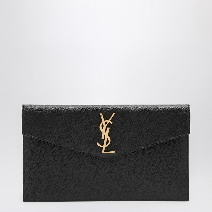 クラッチバッグ SAINT LAURENT BLACK UPTOWN CASSANDRE CLUTCH Saint Laurent Black Uptown Cassandre clutch | TheDoubleF