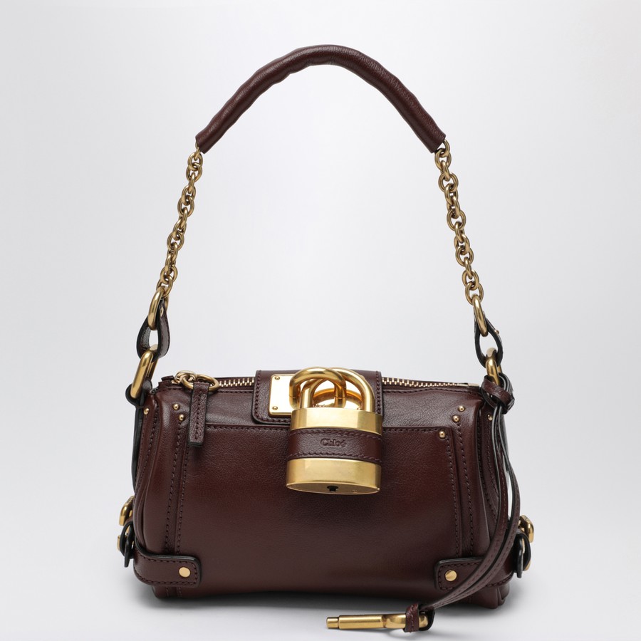 美品　Chloé Paddington Mini Hand Bag Brown Chloé Chloe Paddington mini Hand Bag Leather Brown Auth