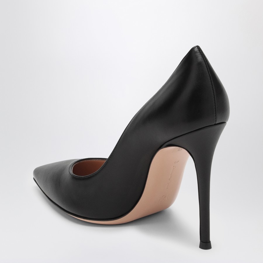 【送料&関税込】Gianvito Rossi Black Leather Montecarlo Sand Sandals MONTECARLO | Gianvito Rossi