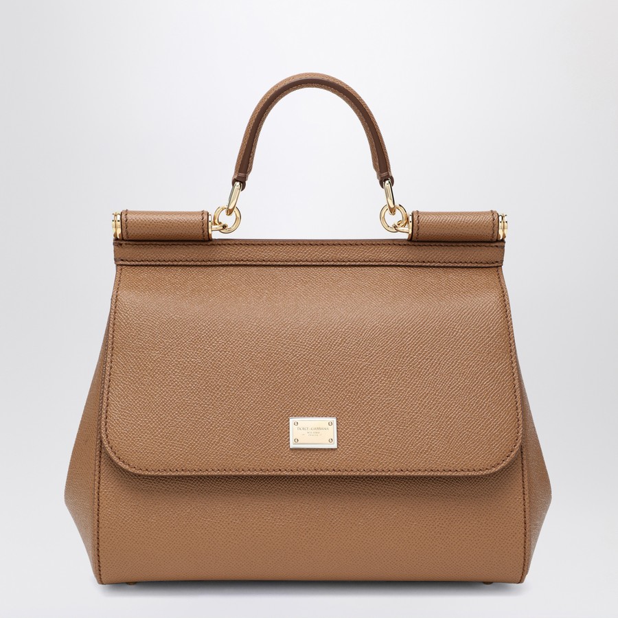 Dolce&Gabbana Large caramel Sicily Hand Bag | TheDoubleF