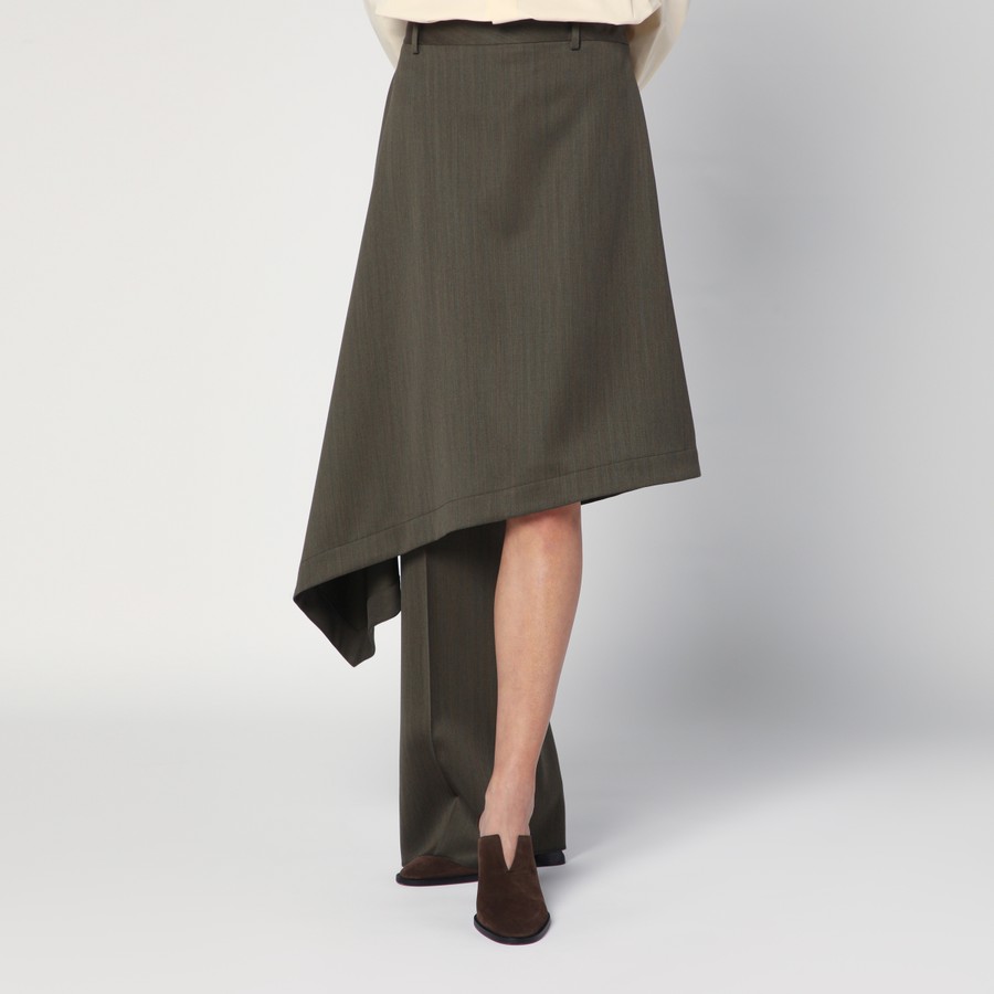 スカート Bottega Veneta Forest green culottes in wool Bottega Veneta Forest green culottes in wool | TheDoubleF