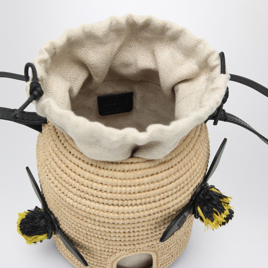 Loewe Beehive basket bag in raffia and leather | TheDoubleF
