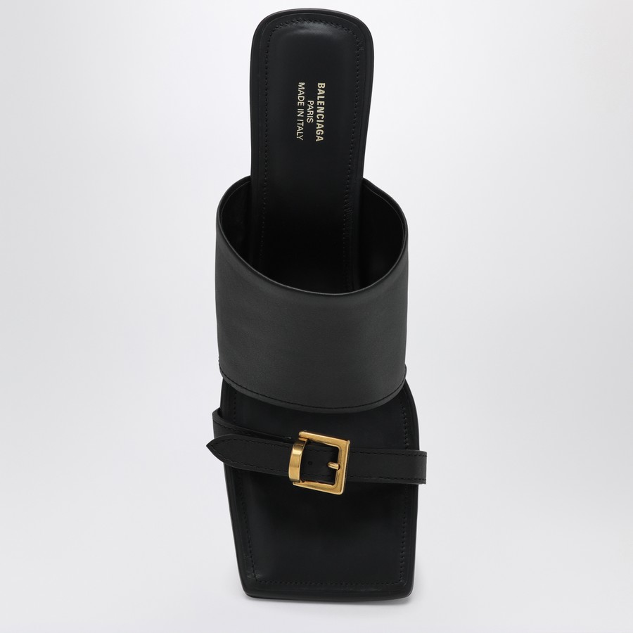 【関税&送料込】Balenciaga Black Leather Bel Air Sandals Balenciaga Black leather Bel Air sandals – Lord & Taylor