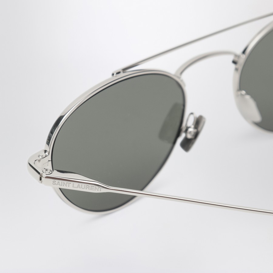 Saint Laurent SL 97 silver/gray sunglasses | TheDoubleF