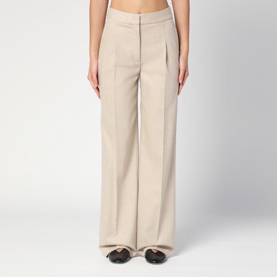 ボトムスその他 Loulou Studio Beige wool and cashmere trousers Loulou Studio Beige wool and cashmere trousers | TheDoubleF