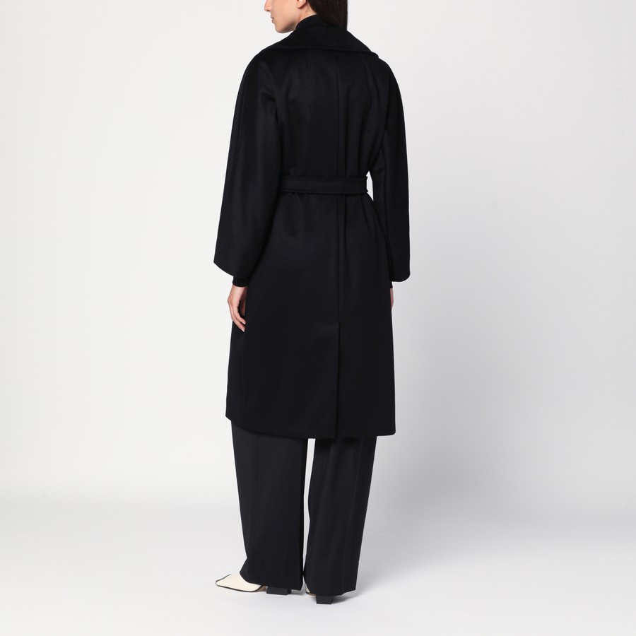 Weekend Max Mara Cappotto doppiopetto con cintura nero TheDoubleF