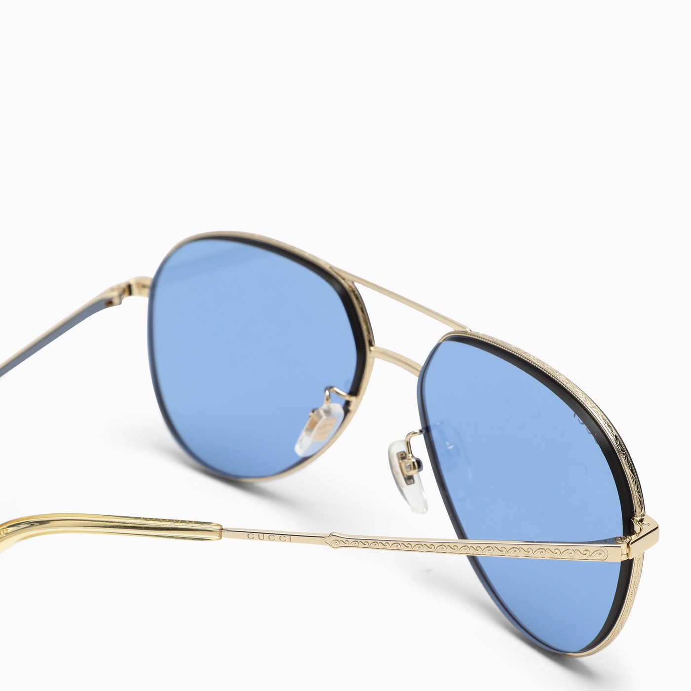 GUCCI Aviator blue sunglasses TheDoubleF