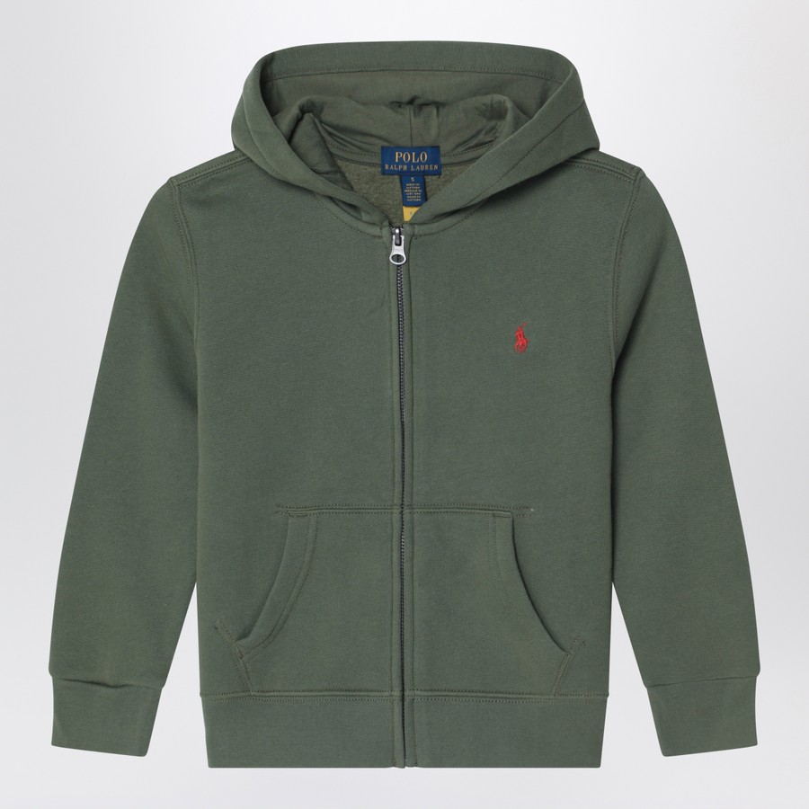 Abbigliamento Felpa Cappuccio Verde Polo Ralph Lauren Felpa Con