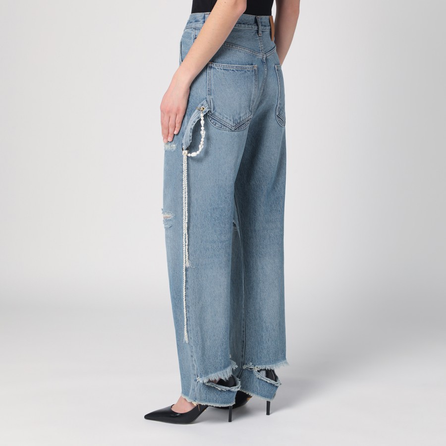 DARKPARK Lisa light blue washed ripped jeans | TheDoubleF