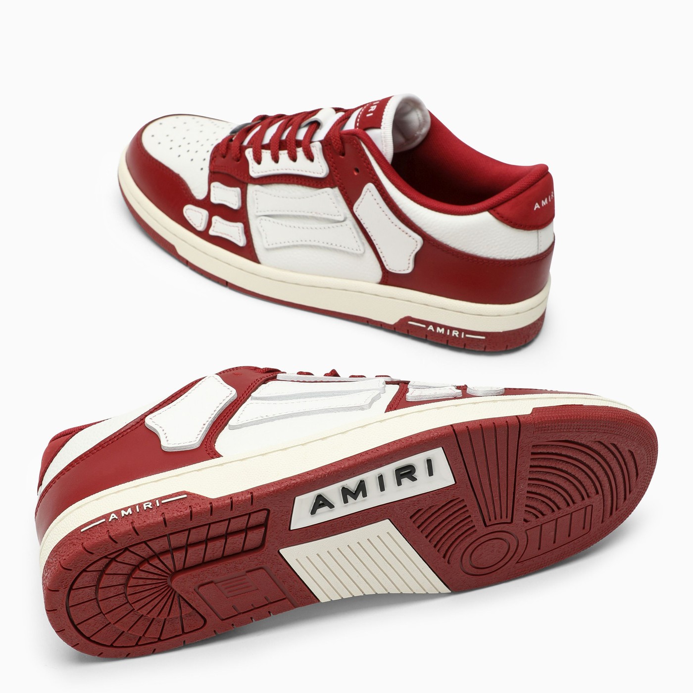 AMIRI Red/white Skel Top Low sneakers TheDoubleF