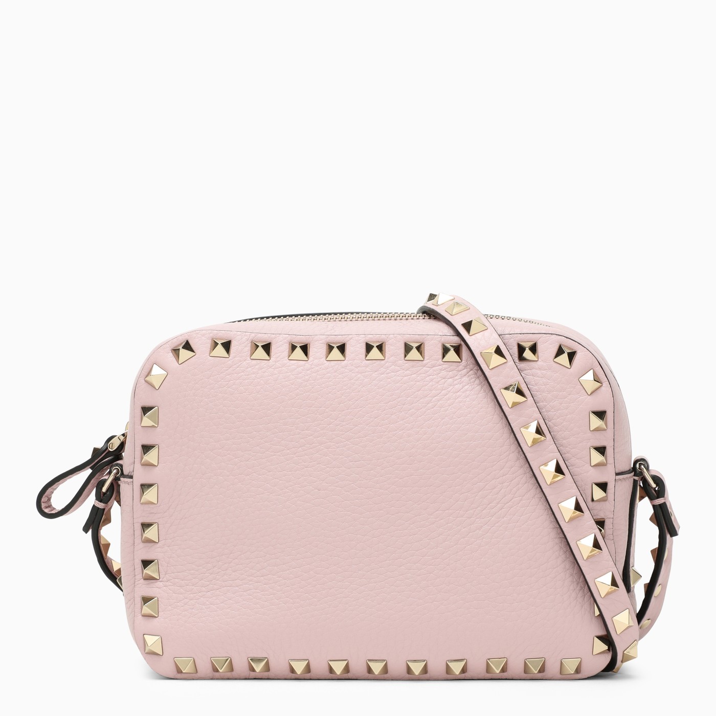 Valentino Garavani Water lilac leather Rockstud camera bag TheDoubleF