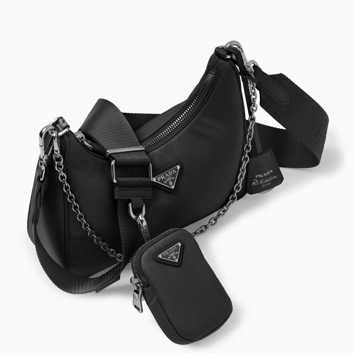 Prada Prada ReEdition 2005 black Renylon bag TheDoubleF
