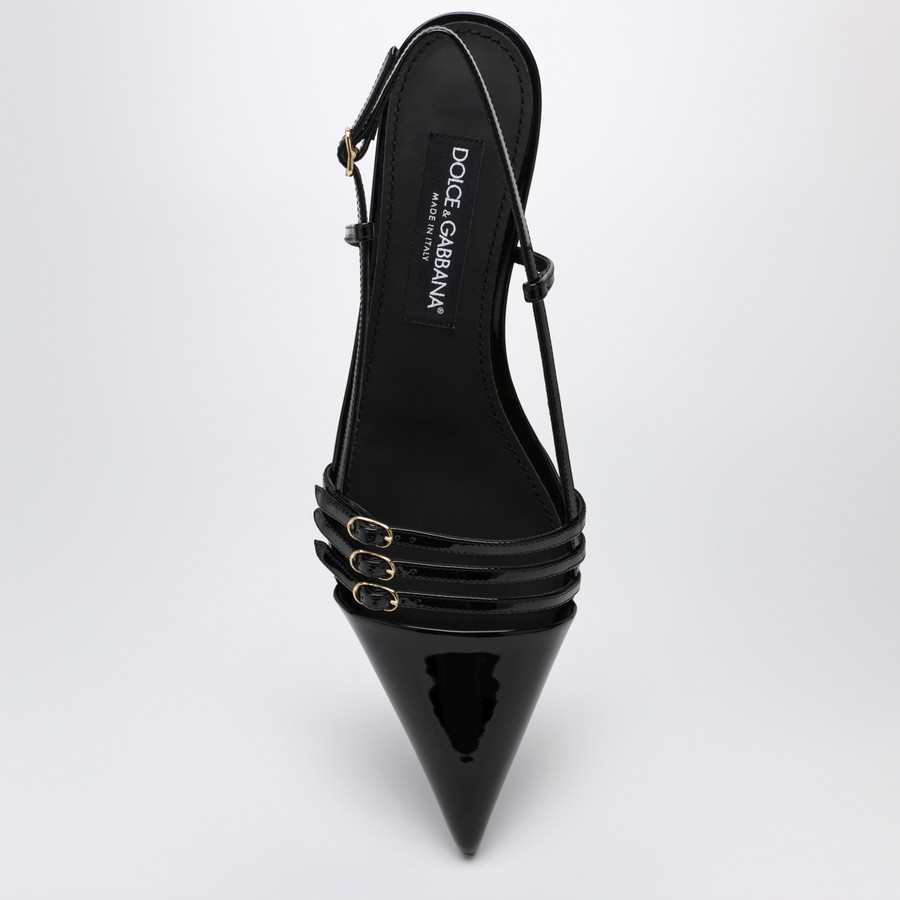 【関税&送料込】Dolce&Gabbana Black Patent Low Slingback Dolce&Gabbana Black patent low slingback | TheDoubleF