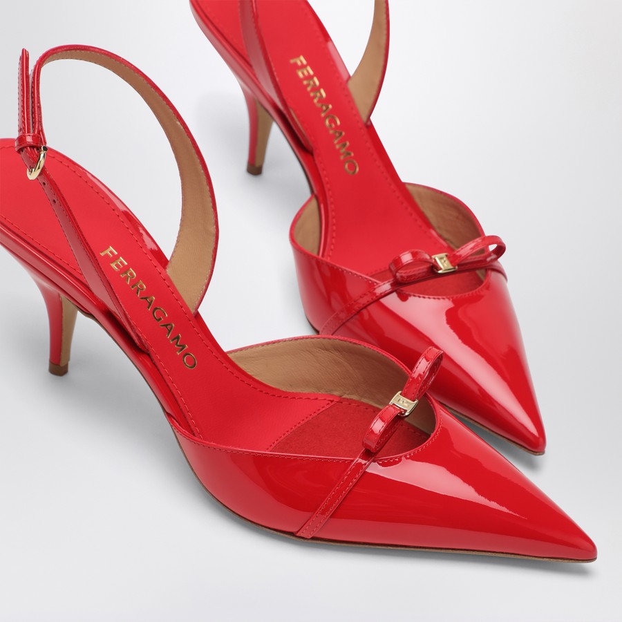 【関税&送料込】Ferragamo Gylla 70 Slingback In Flame Red Ferragamo Gylla 70 Slingback in flame red | TheDoubleF