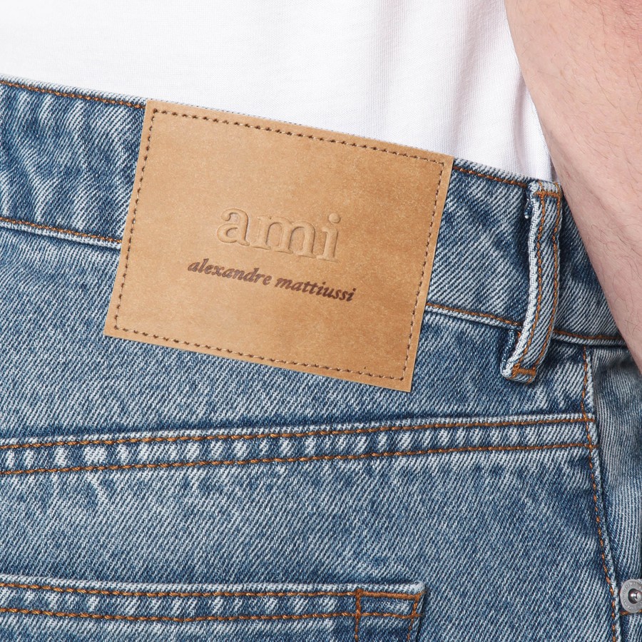Ami Paris Wide washed denim jeans | TheDoubleF