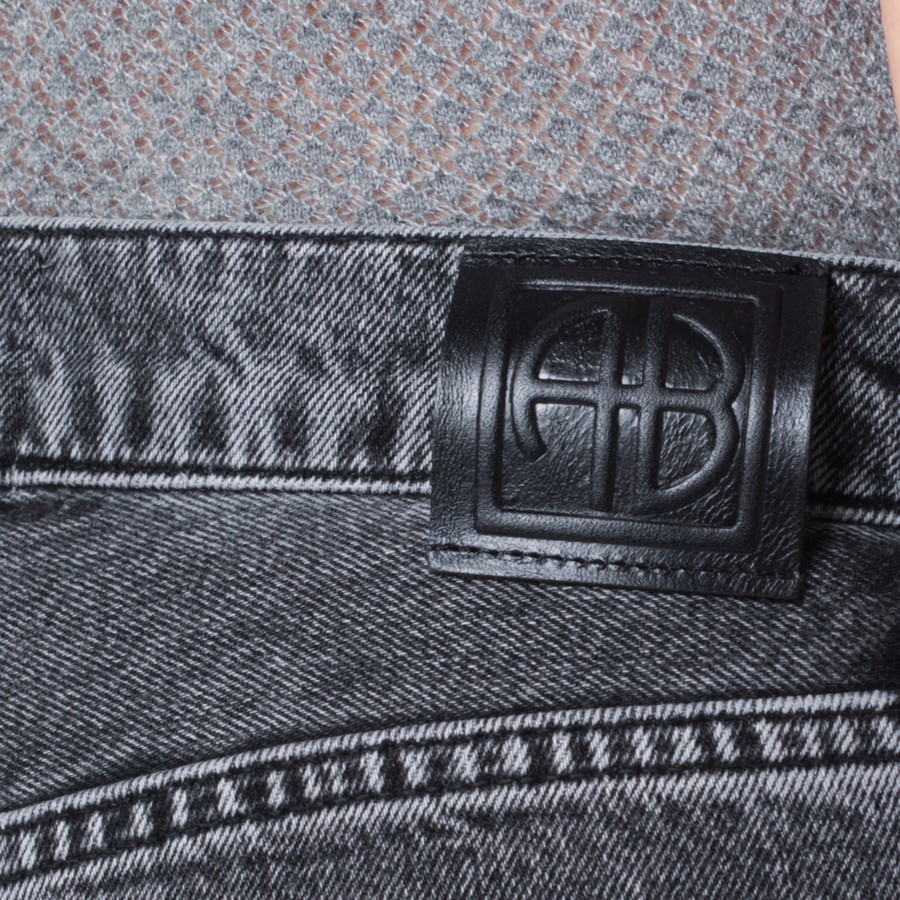 ANINE BING Steel grey Kate jeans | TheDoubleF