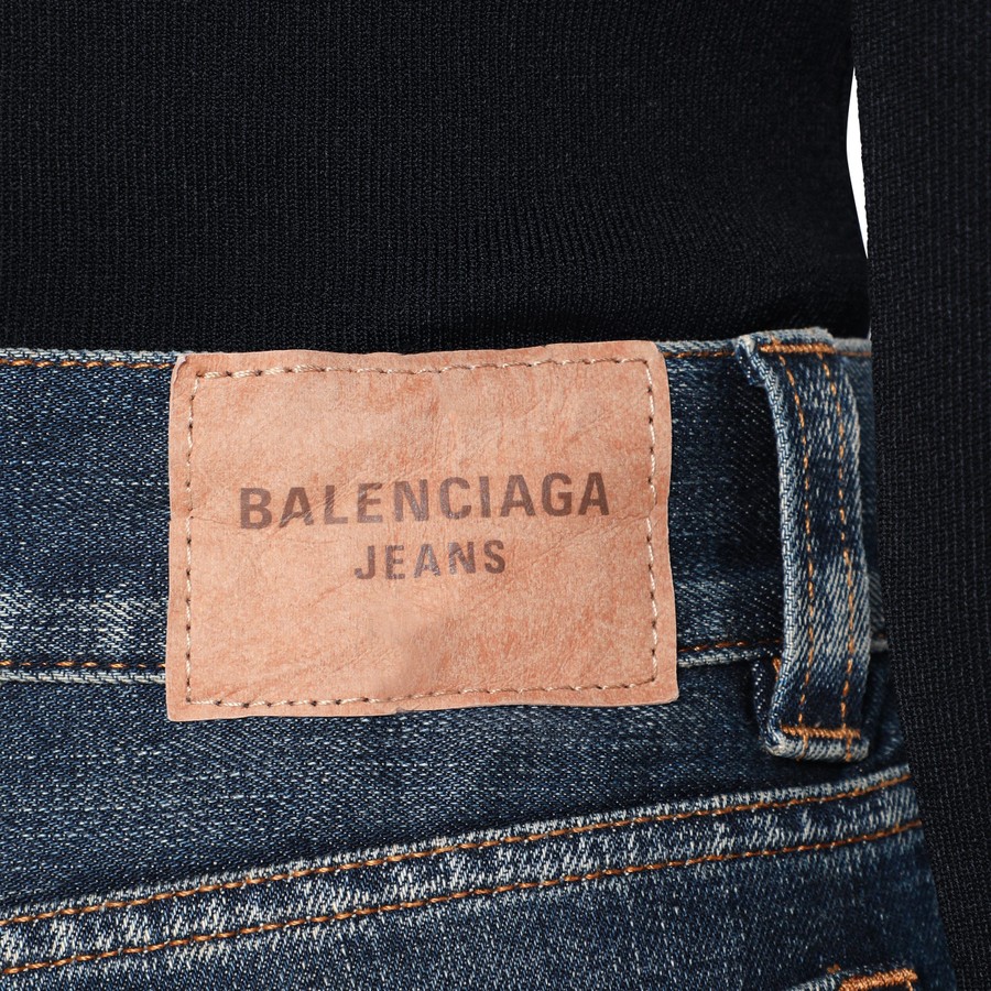 Balenciaga Dark blue Bootcut Slim Fit jeans | TheDoubleF