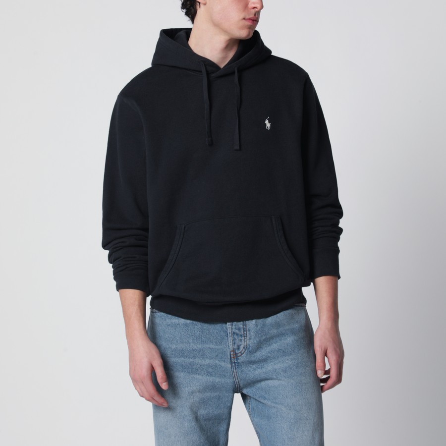Polo Ralph Lauren Black cotton hoodie | TheDoubleF