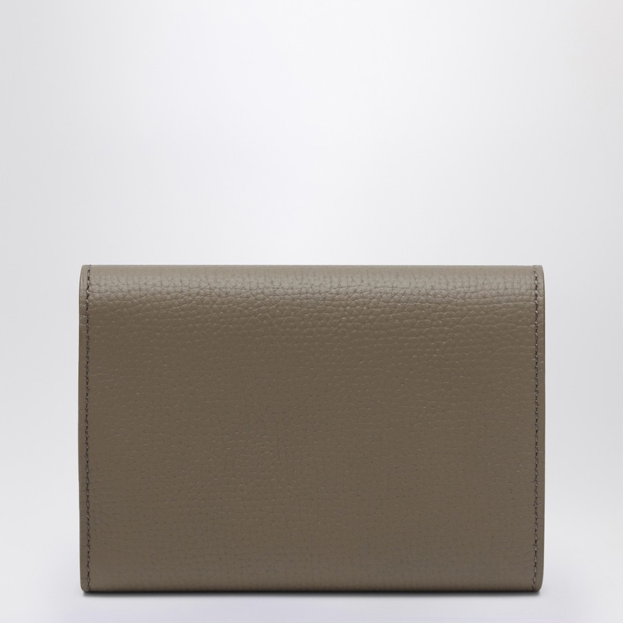 折りたたみ財布 LOEWE SMALL ANAGRAM WALLET IN TAUPE GRAINED LEATHER Loewe Small Anagram wallet in taupe grained leather | TheDoubleF
