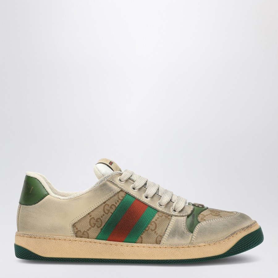 スニーカー GUCCI Women Sneakers 5704439Y920 9666 Beige Women's Screener sneaker in butter leather | GUCCI® US