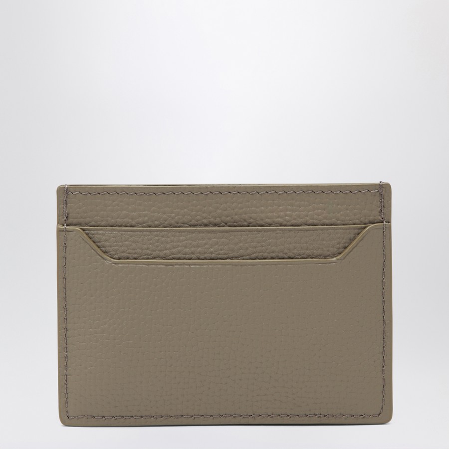 Loewe Anagram leather card holder in Taupe | TheDoubleF