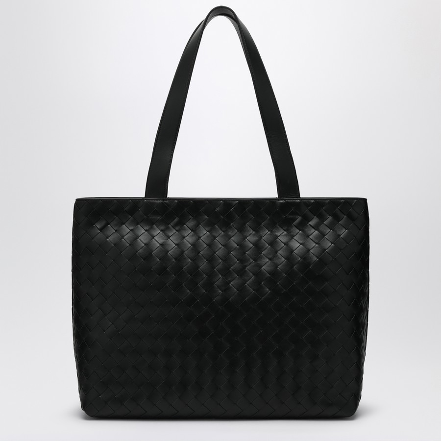 Bottega Veneta Dark green small tote bag in Intrecciato