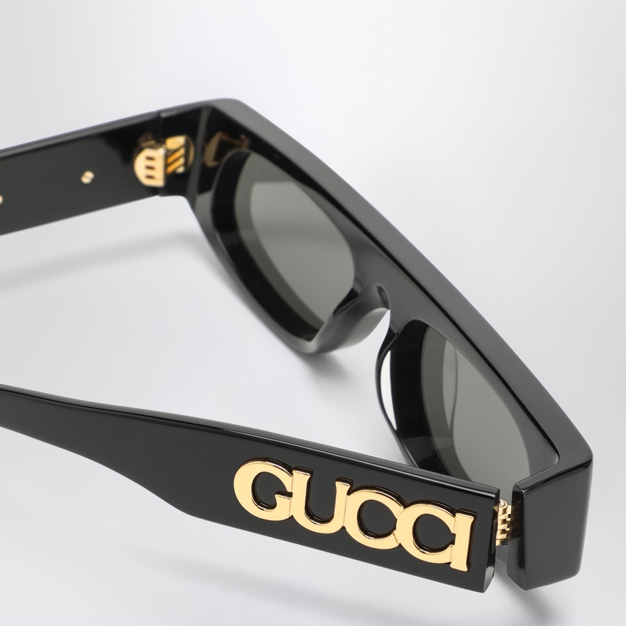 関税込！【GUCCI】BLACK ACETATE SUNGLASSES GUCCI GG Acetate Black Sunglasses (New) – Luxury Labels