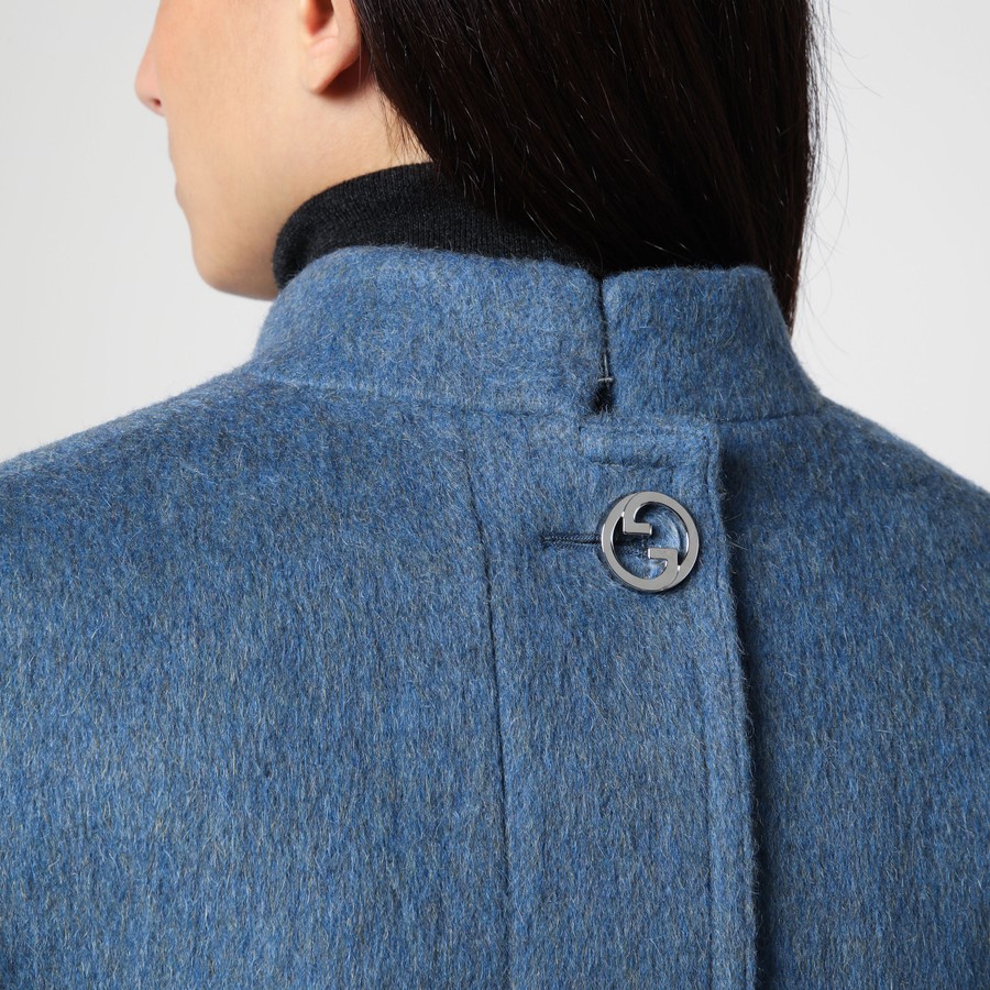 ジャケット GUCCI WOOL BLEND MELANGE AVIATOR JACKET GUCCI Wool blend mélange aviator jacket | TheDoubleF