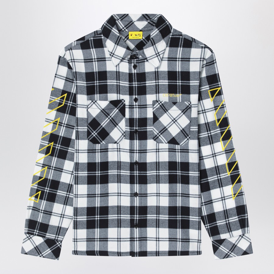 Off-White™ Diagonal checked flannel shirt | TheDoubleF