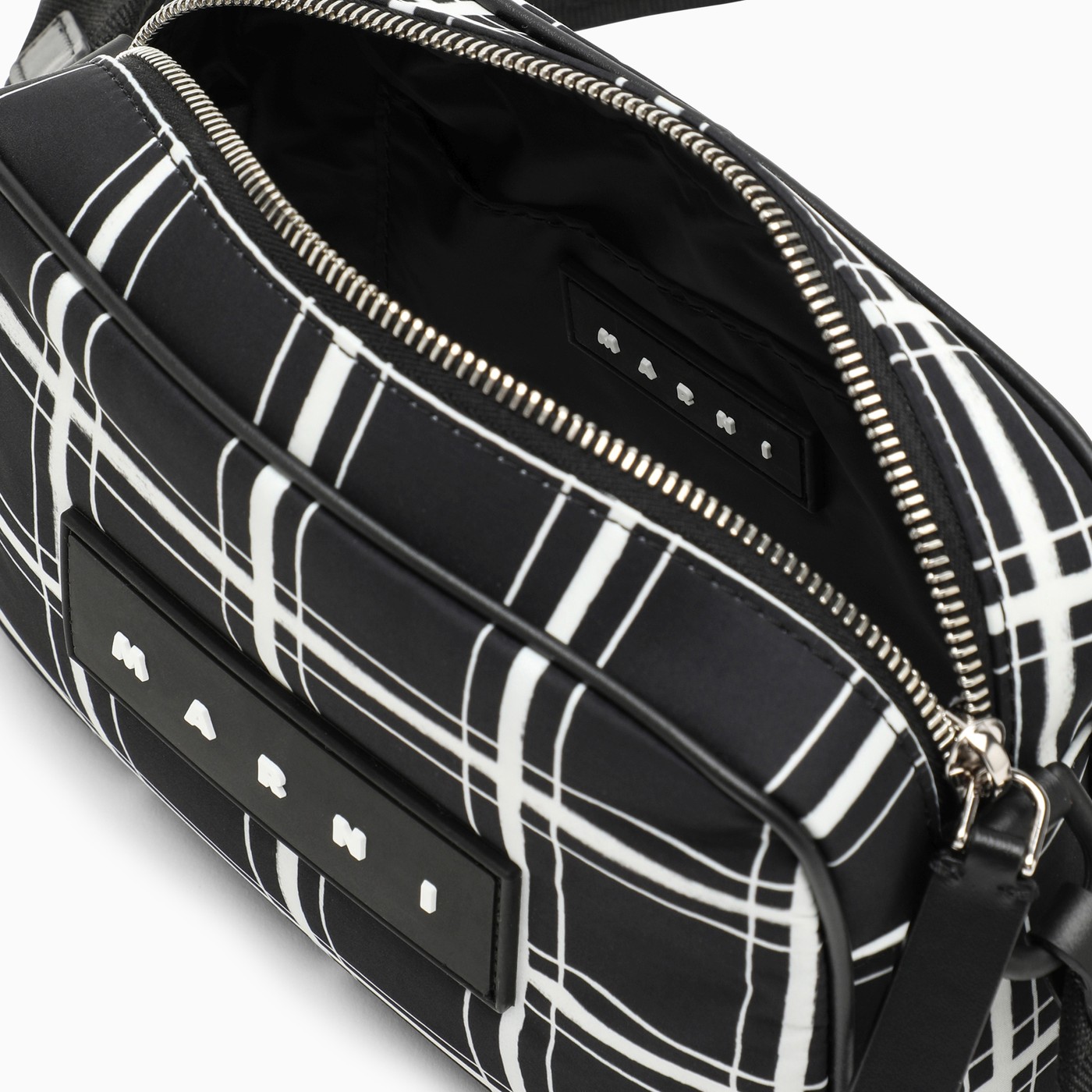 Marni Black nylon messenger bag TheDoubleF