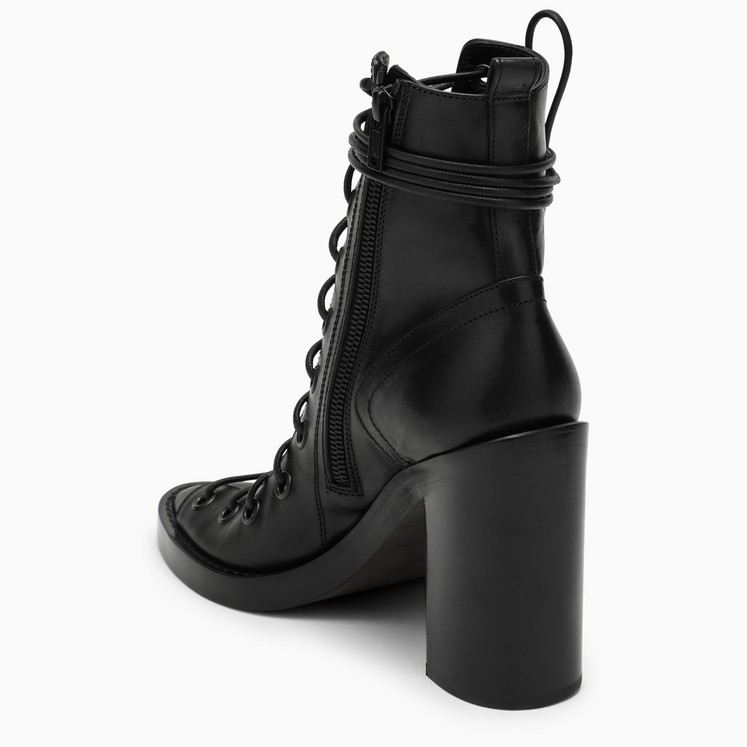 Ann Demeulemeester High black leather boot TheDoubleF
