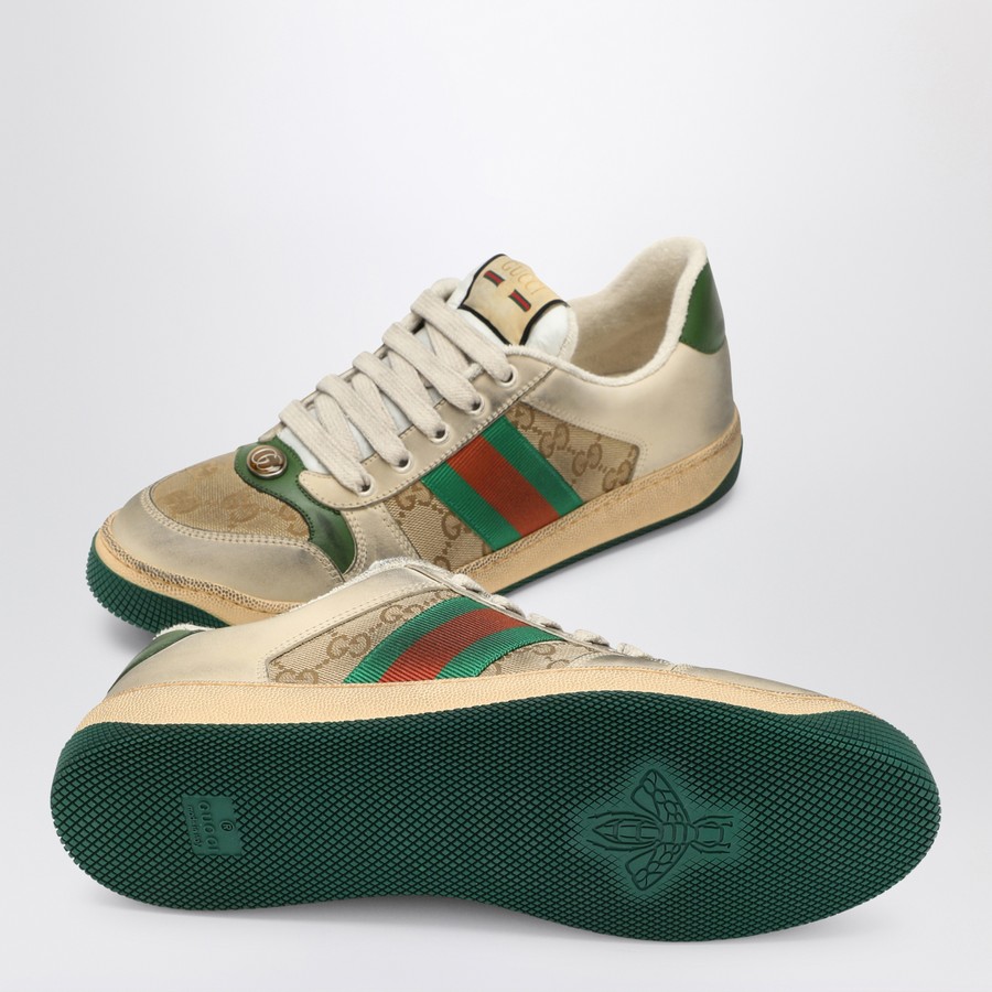 スニーカー GUCCI Women Sneakers 5704439Y920 9666 Beige Women's Screener sneaker in butter leather | GUCCI® US