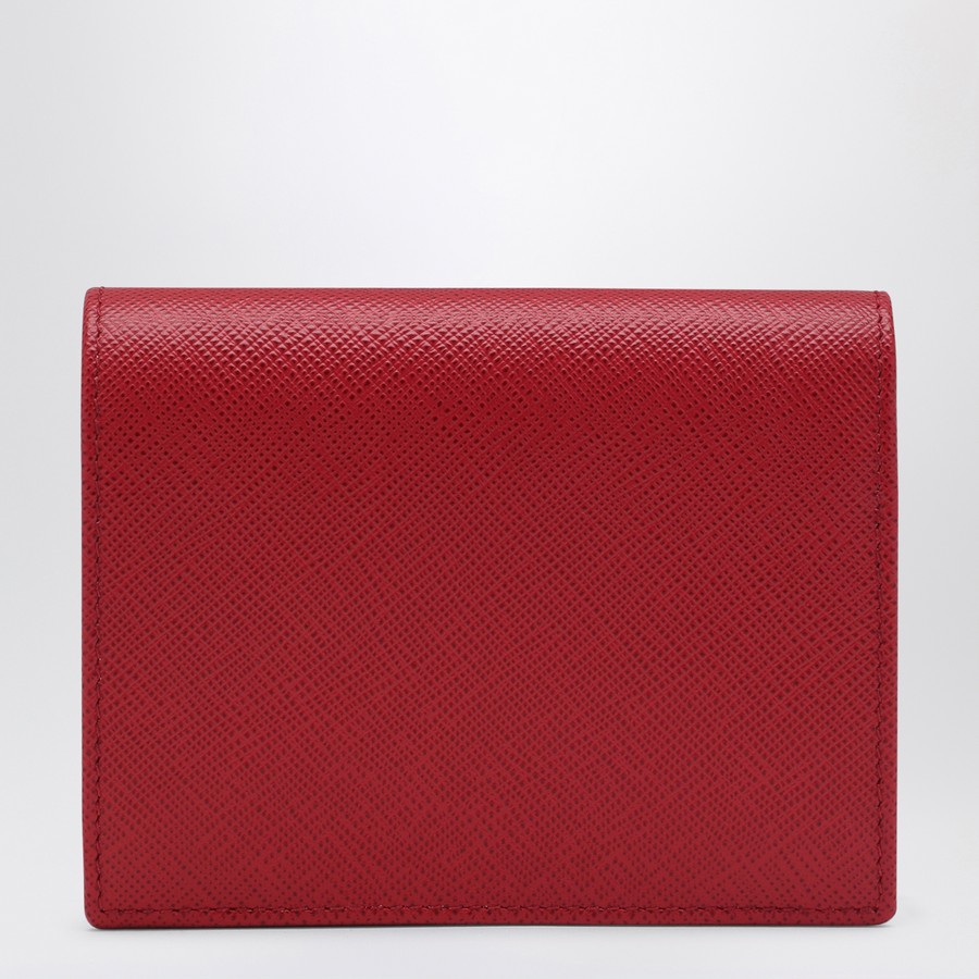 ヘアアクセサリー Prada Fiery red Saffiano leather small wallet Fiery Red Small Saffiano Leather Wallet | PRADA