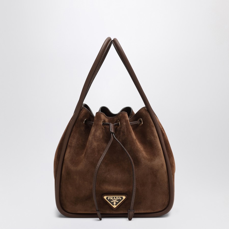 バッグ・カバンその他 Prada Small bucket bag in suede Cacao 1BE082_2HAE_F0324_V_OOO_SLB.jpg