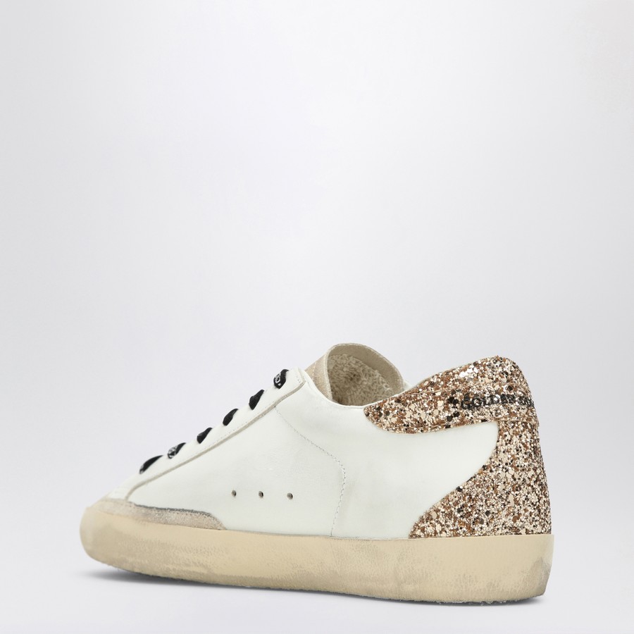 Golden Goose White/silver/gold Super-Star sneaker | TheDoubleF