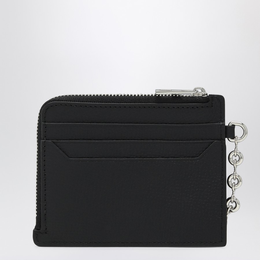 カードケース・名刺入れ LOEWE ANAGRAM PUFFER BLACK CARD HOLDER Puffer Anagram leather card holder in black - Loewe | Mytheresa