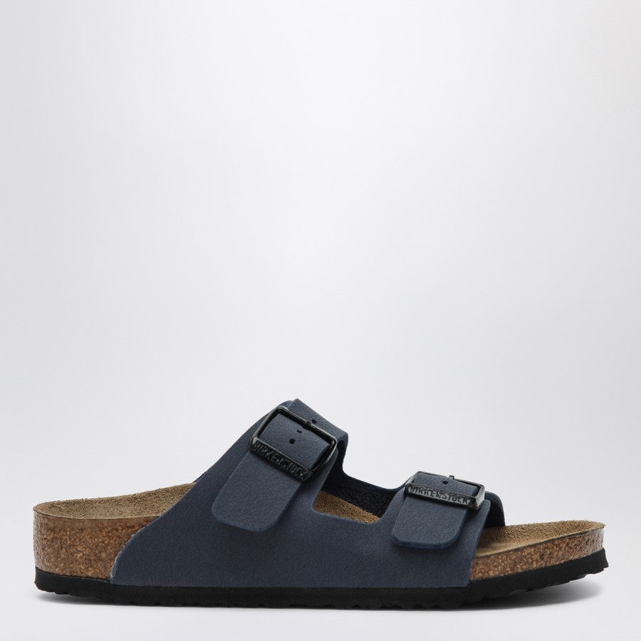 Birkenstock Slide Arizona Birko-Flor navy blue | TheDoubleF