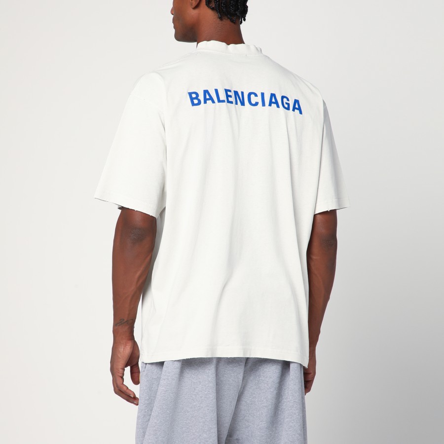 Tシャツ・カットソー Balenciaga White New Balenciaga Back Medium Fit T-Shirt Balenciaga White New Balenciaga Back Medium Fit T-shirt