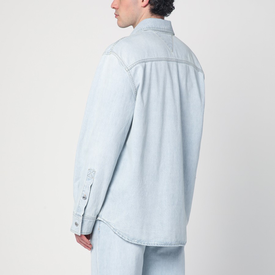 Bottega Veneta Light Blue Denim Shirt Extra Bleach | TheDoubleF