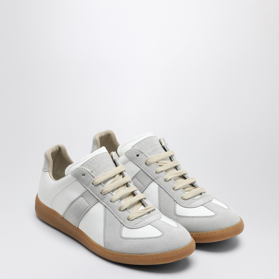 Maison Margiela Grey and white Replica sneakers | TheDoubleF